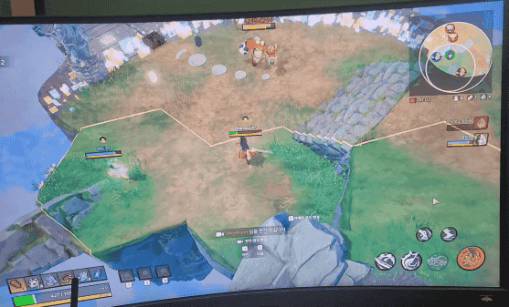 ▲ 경기가 마무리될 즈음, 좁은 공간에서 살아남기 위한 대결이 펼치진다 출처: 게임인사이트 취재