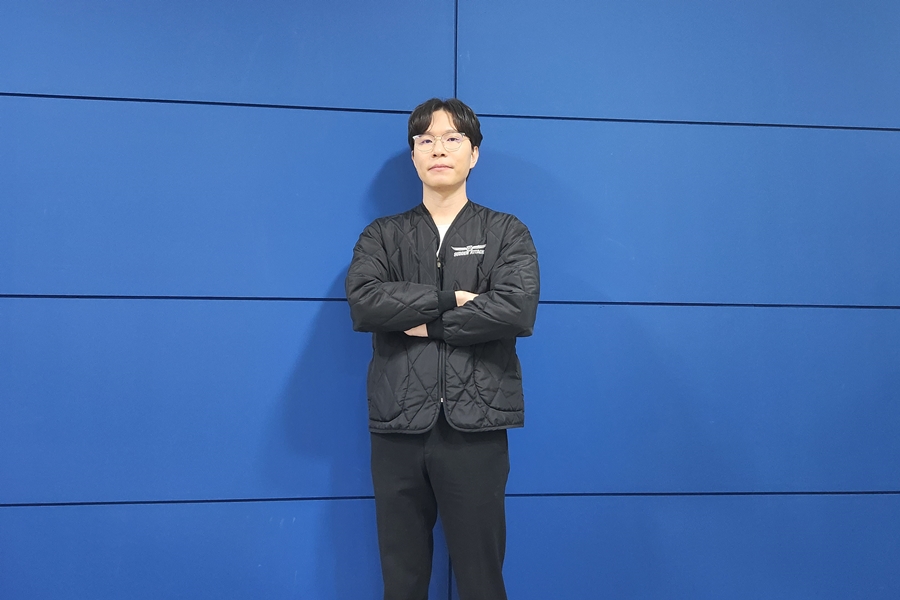 ▲ 쇼케이스 종료 후 인터뷰를 진행한 넥슨의 김태현 디렉터   출처: 게임인사이트 취재